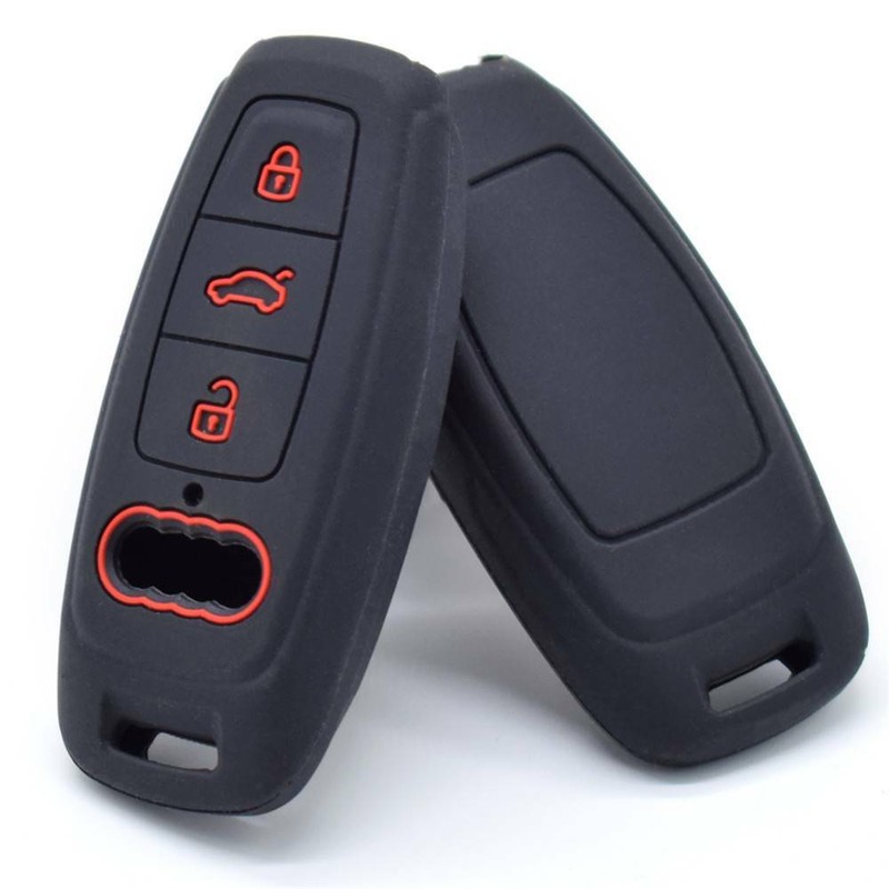 Car Key Cover Silicone Remote Key Fob Shell For Audi A6L