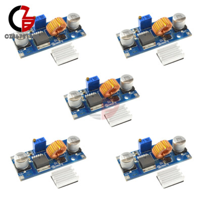 5PCS 5A XL4015 DC-DC Step Down Adjustable Power Supply Module Lithium Charger