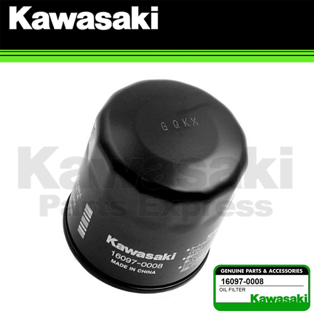 222品 NEW 1985 - 2025 GENUINE KAWASAKI OIL FILTER 16097-0008 FITS