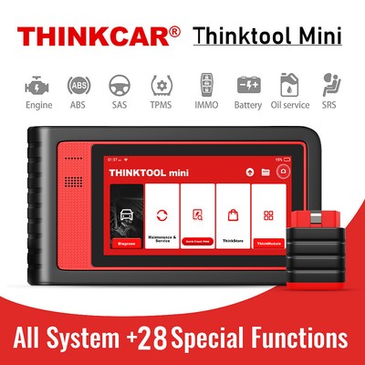 Thinktool Bidirectional Scanner OBD2 Car Diagnostic Scan Tool E-CU Coding TPMS 