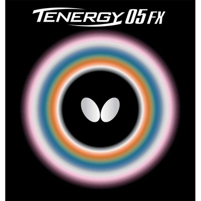 Butterfly Table Tennis Rubber Tenergy 05FX High Tension Back Rubber Red Size:A