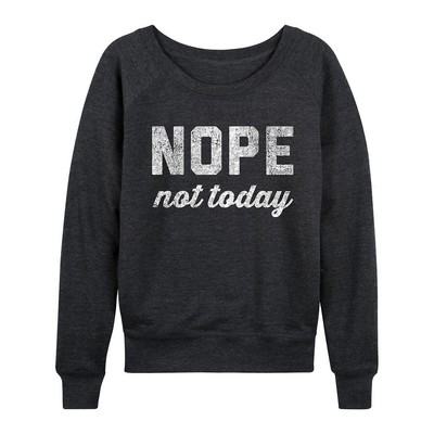 

Женский пуловер из френч терри Instant Message Not Today, Heather charcoal