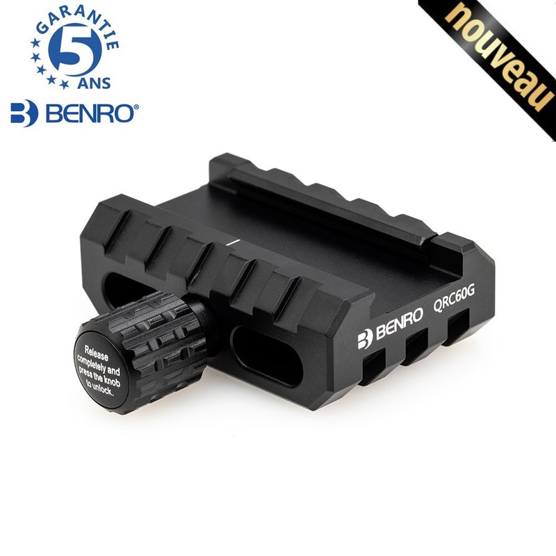 Benro Qrc60g Pince Pour Rail Picatinny