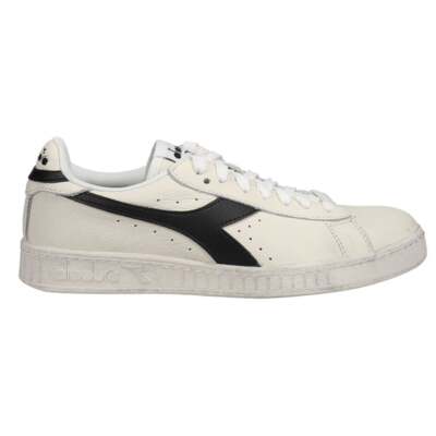 

Diadora Game L Низкие Вощеные Кроссовки На Шнуровке Мужские Белые Кроссовки Повседневная Обувь 160821, Белый, Diadora Game L Low Waxed Lace Up Sneaker