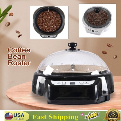Electric Timed Auto Coffee Beans Roaster Home Coffee Roasting Baking Machine