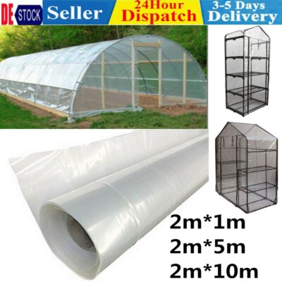 Gewächshaus  Poly Film Folie Für Gemüse UV Beständig Transparent Polytunnel De
