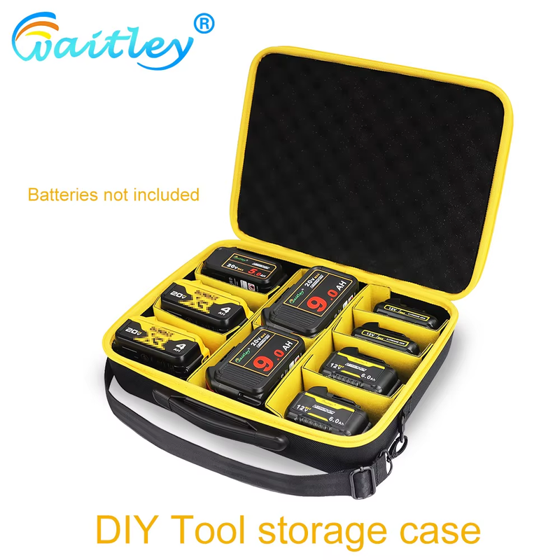 Portable Power Tool Battery Storage Case Waterproof accessories box For DEWALT e