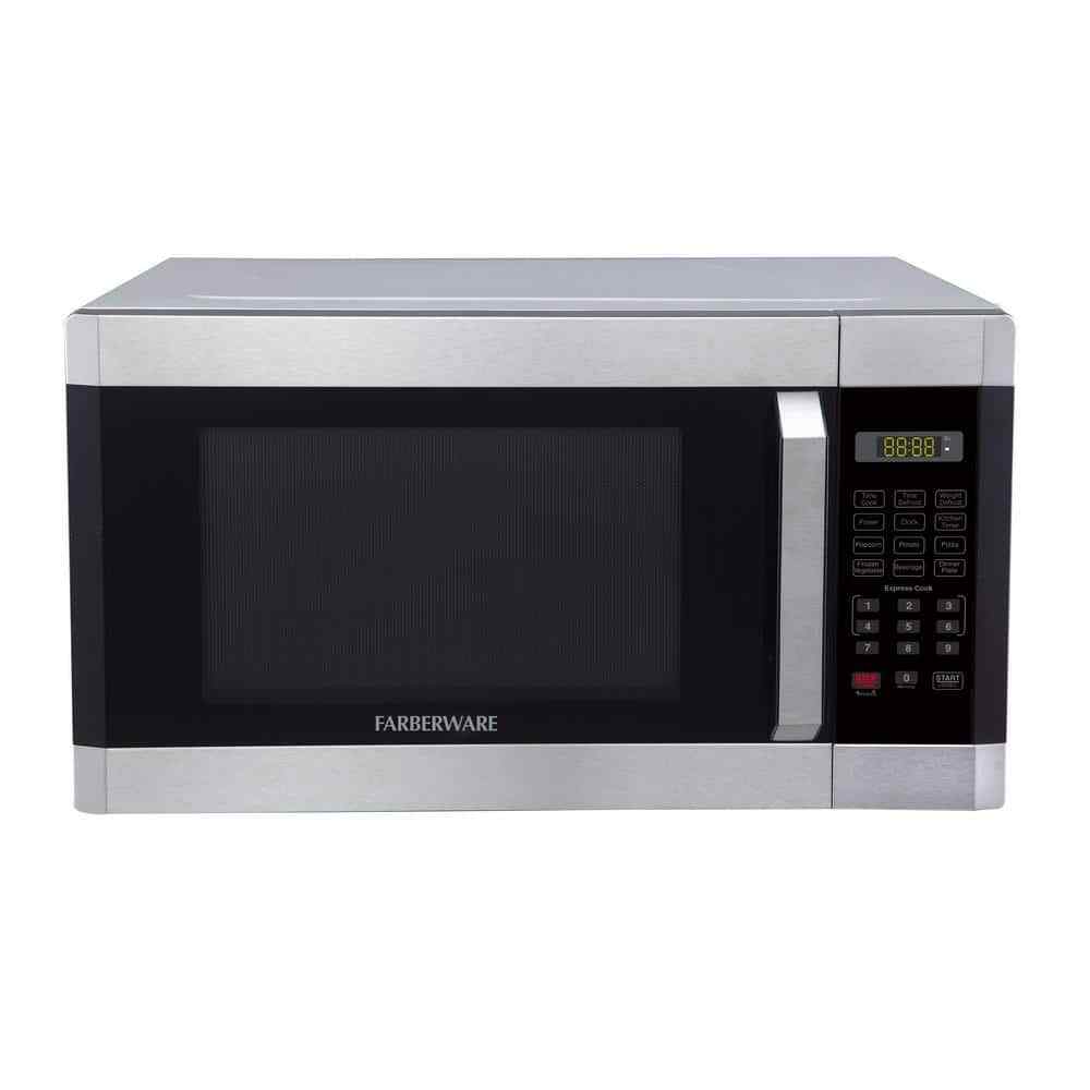 1.6 Cu. Ft. 1100-Watt Microwave Oven, Stainless Steel