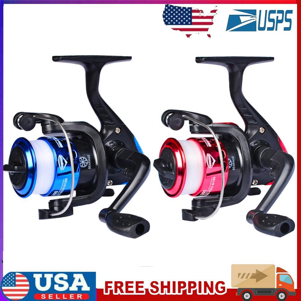 Fishing Spinning Reel Gear Ratio: 5.2:1 Metal Freshwater Fly Sea Fishing Wheel