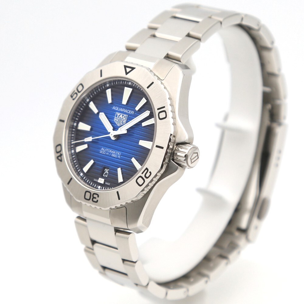 Pre-owned Tag Heuer Aquaracer Professional 200 Blue/steel 40 Mm Men's Watch Wbp2111.ba0627