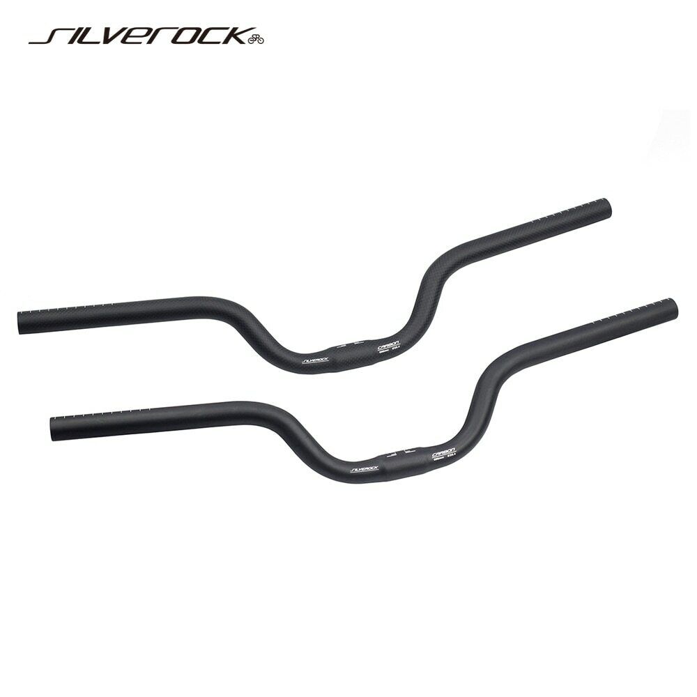SILVEROCK Carbon M Type Handlebar Mid Rise 25.4mm for