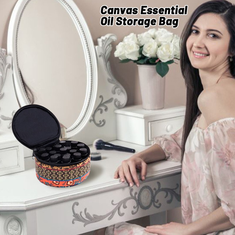 Essential Oil Holder Organizer Traveling Carrying Case Storage Box Holds for
