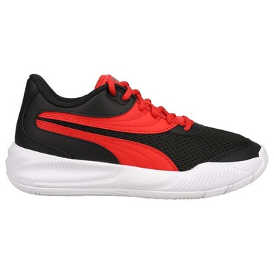 Черные кроссовки Puma Triple Basketball Youth Boys Athletic Shoes 376885-01