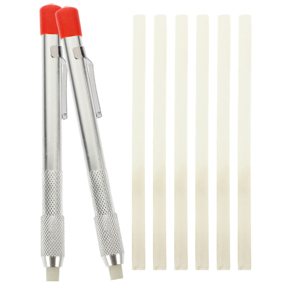 1 Set Soapstone Pen Holders Welding Work Tools Marker with Replacement Refills