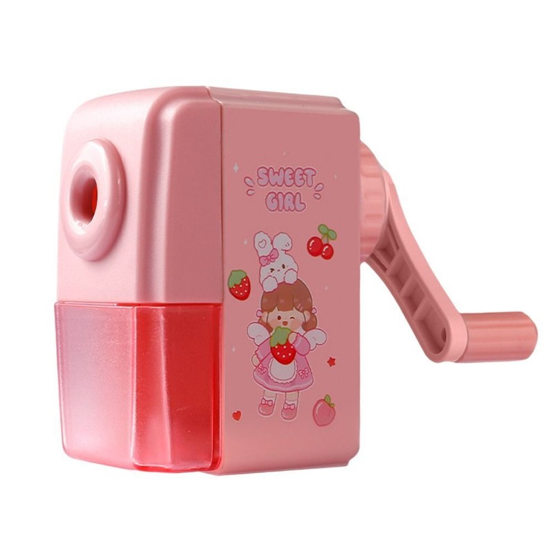 Pencil Sharpener Hand-cranked Mechanical Tool Automatically Enters Lead