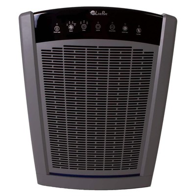 LivePure Console Air Purifier True HEPA Removed Allergen +Dust and Mold Graphite