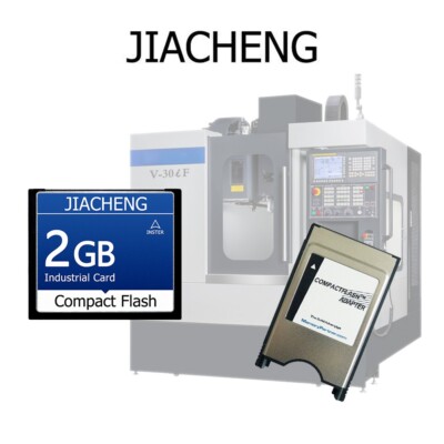 2GB CNC CF Compact Flash Card+CF-PCMCIA Adapter For CNC ATA PC Adapter FANUC