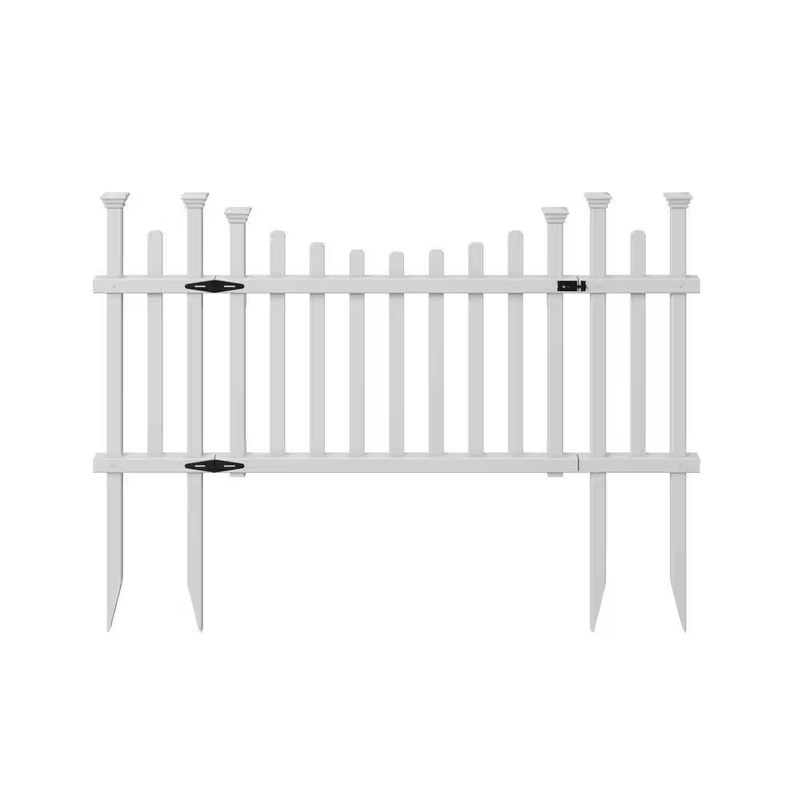 5.2 Ft. X 2.5 Ft. White Vinyl Madison Fence Gate