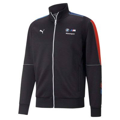 

Puma Bmw Mms Mt7 Full Zip Спортивная куртка Мужская черная повседневная спортивная верхняя одежда 5358, Черный, Puma Bmw Mms Mt7 Full Zip Track Jacket