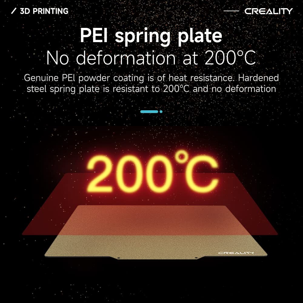 Ender 3 Max Neo Bed Upgrade, PEI Sheet 310 x 320mm Removable Magnetic Flexibl...