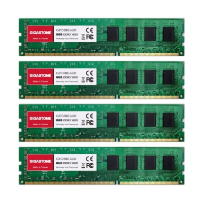 32gb Ram Gigastone 32GB DDR4 RAM Kit – 2x16GB 2666MHz CL19 For