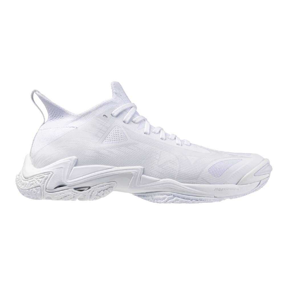 Pre-owned Mizuno Wave Lightning Neo3 V1ga2402 52 White White Width 2e Volleyball Shoes