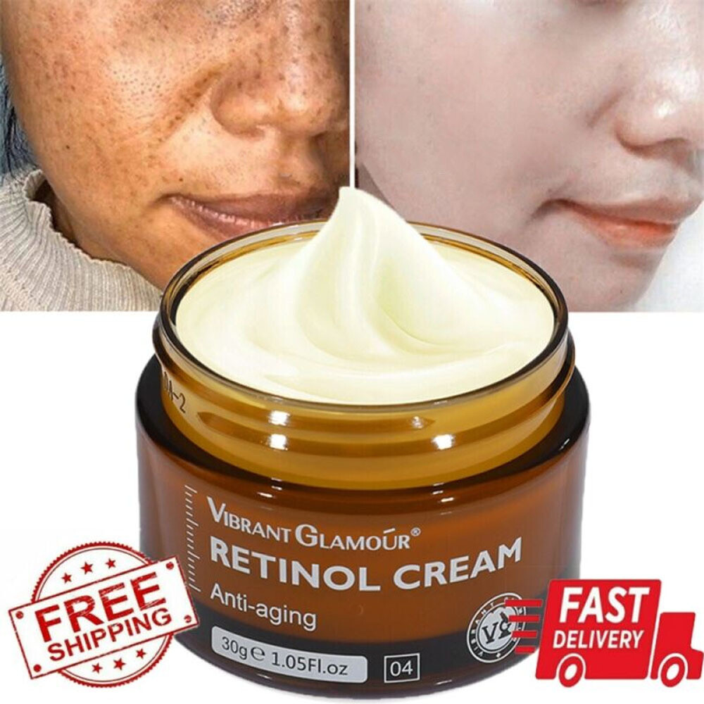 Hyaluronic Acid Retinol Collagen Face Cream Anti Aging Vitamin C Wrinkle Remover