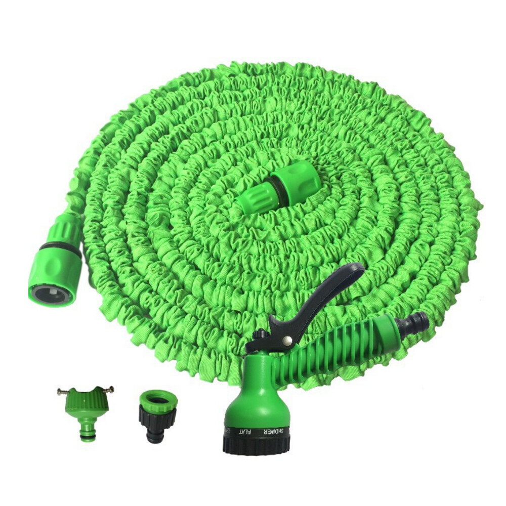 Stronger Deluxe Expandable Flexible Garden Water Hose w/ Spray Nozzle 25-100FT