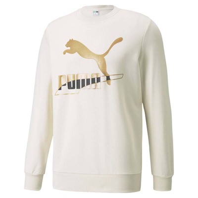 

Мужская толстовка с круглым вырезом Puma Cg Graphic French Terry Off White 531523-73