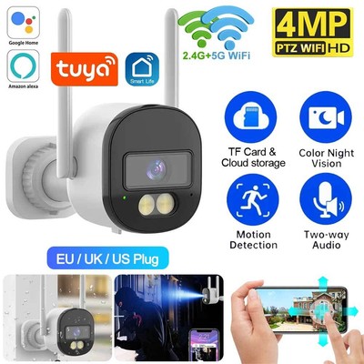 Tuya 4MP IP Camera 2.4G/5G WiFi Human Detection Security Camera