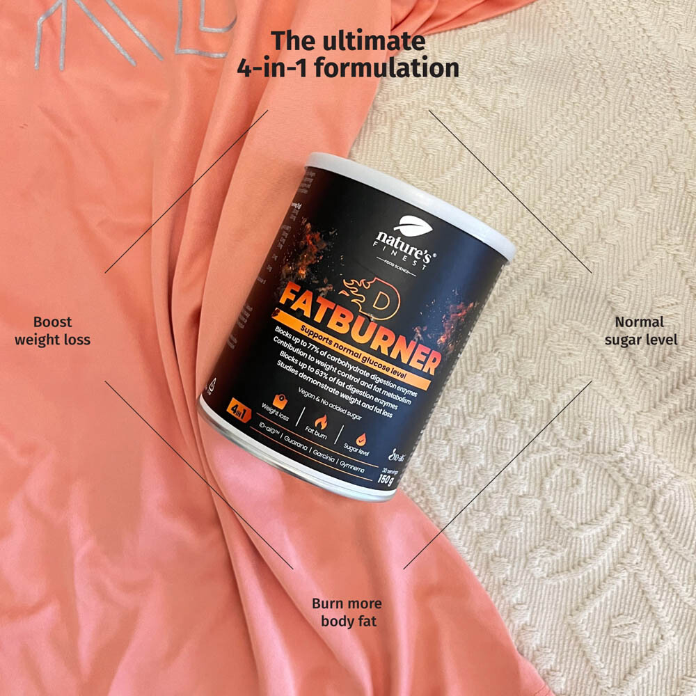 Nature's Finest D-FatBurner 4-in-1 Vegan Weight Loss Support with Inulin 4x150g - Picture 5 of 10