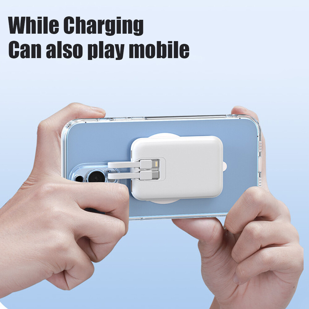 1000000mAh Magnetic Wireless Power Bank Portable Mag Safe Fast Charger Charging