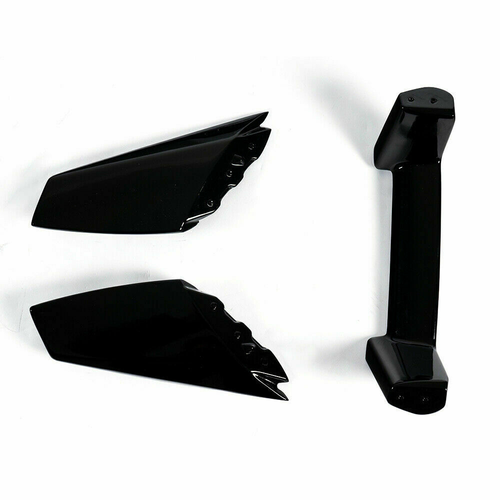 For 2015-2022 Ford Mustang S550 GT Style Rear Trunk Spoiler Wing Glossy Black 