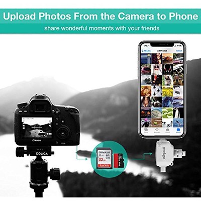 SD Memory Card Readers & Micro For Apple IPhone IPad/Android Phone/MacBook With