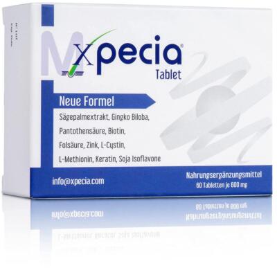 Xpecia for Men Anti Hair Loss Dht Blocker New Growth Formula 60 Tablets