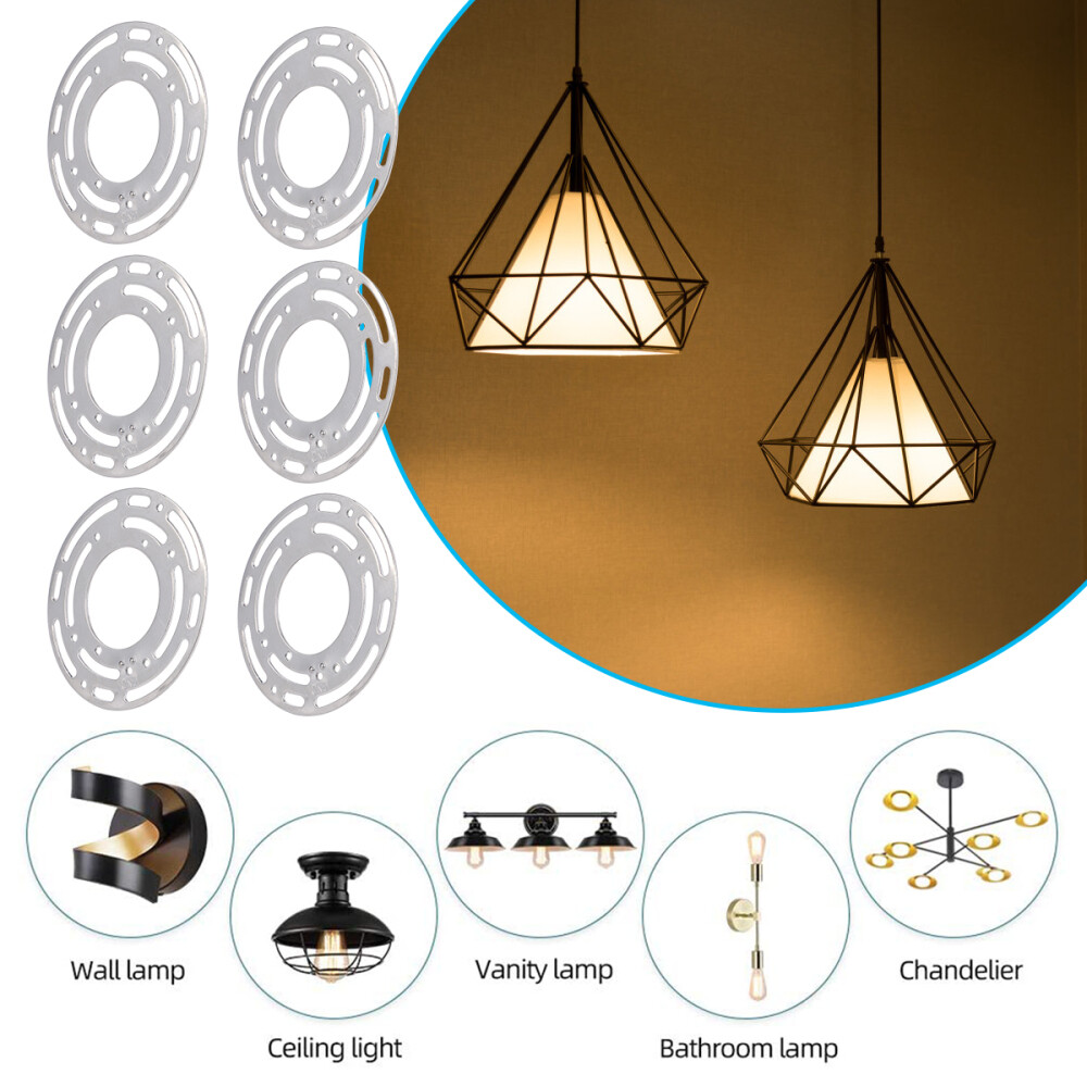6pcs Light Fixture Crossbar Chandelier Mounting Bracket Ceiling Light