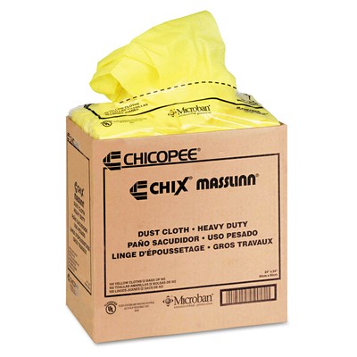 Chix 0911 24" x 24" Masslinn Dust Cloths - Yellow (50/Bag 2 Bags/CT) New