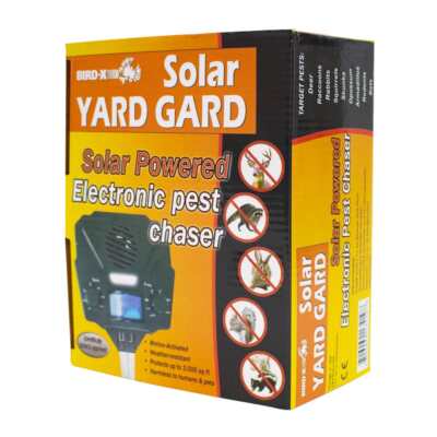 Bird-X Solar Yard Gard UltraSonic Predator Control