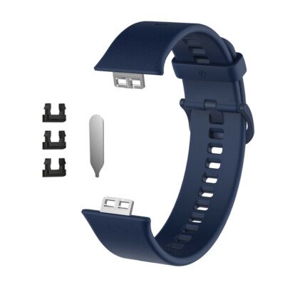 Silicone Watch Strap for Huawei Watch Fit Band Rubber Bracelet w Tool Connectors