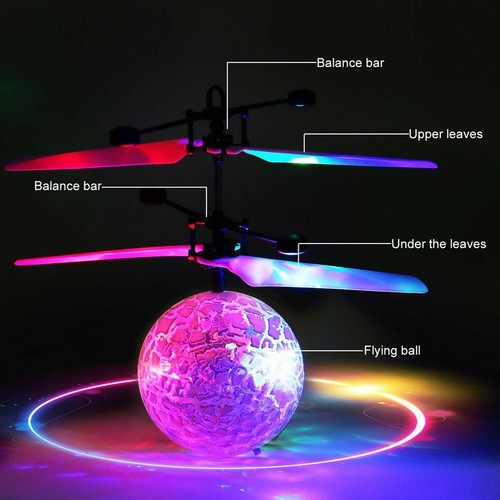 led magic flying ball