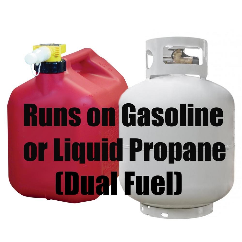 Portable Power Generator 4000/3500-Watt Dual Fuel Camping Tailgating Jobsite NEW