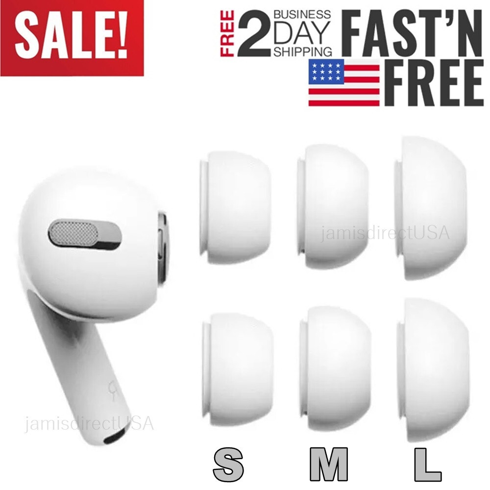 Apple AirPods Pro ホワイト 本体 (イヤーカフ新品交換済み) Genuine Apple Airpods Pro Replacment - Right or Left Side | eBay