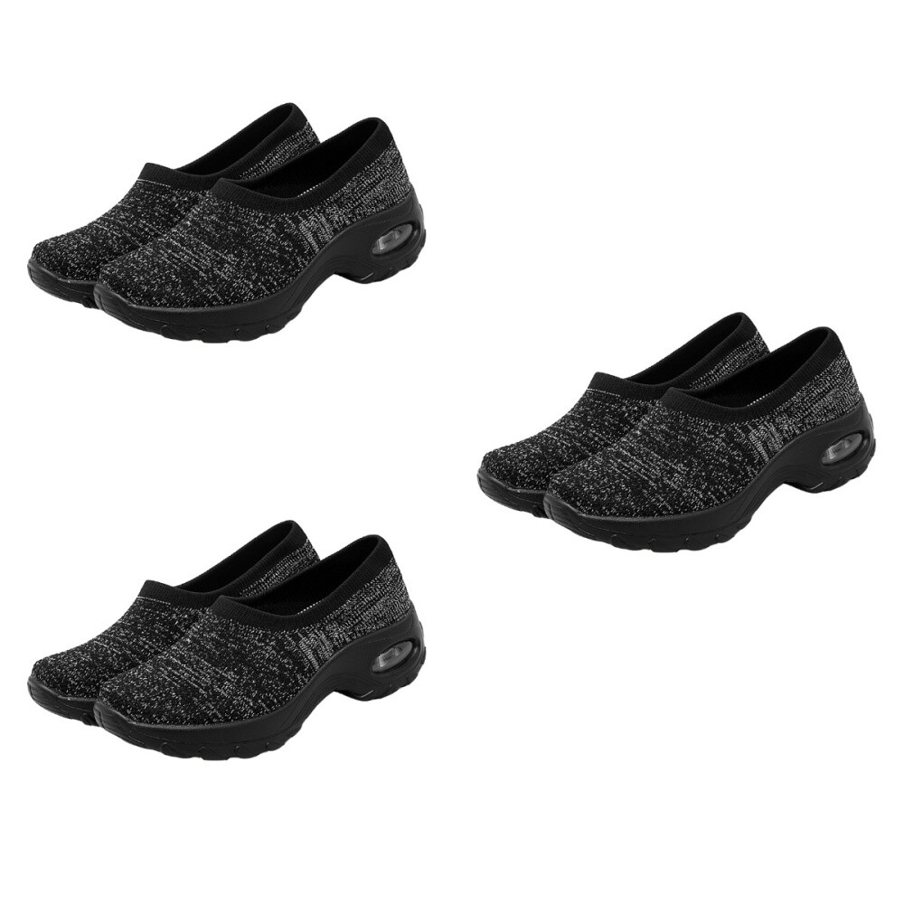 MARKENLOS 3 PAAR DICKE SOHLE SCHUHE SOMMER WEIBLICHE SANDALEN STEIGEN SCHUHE FÜR FRAUEN