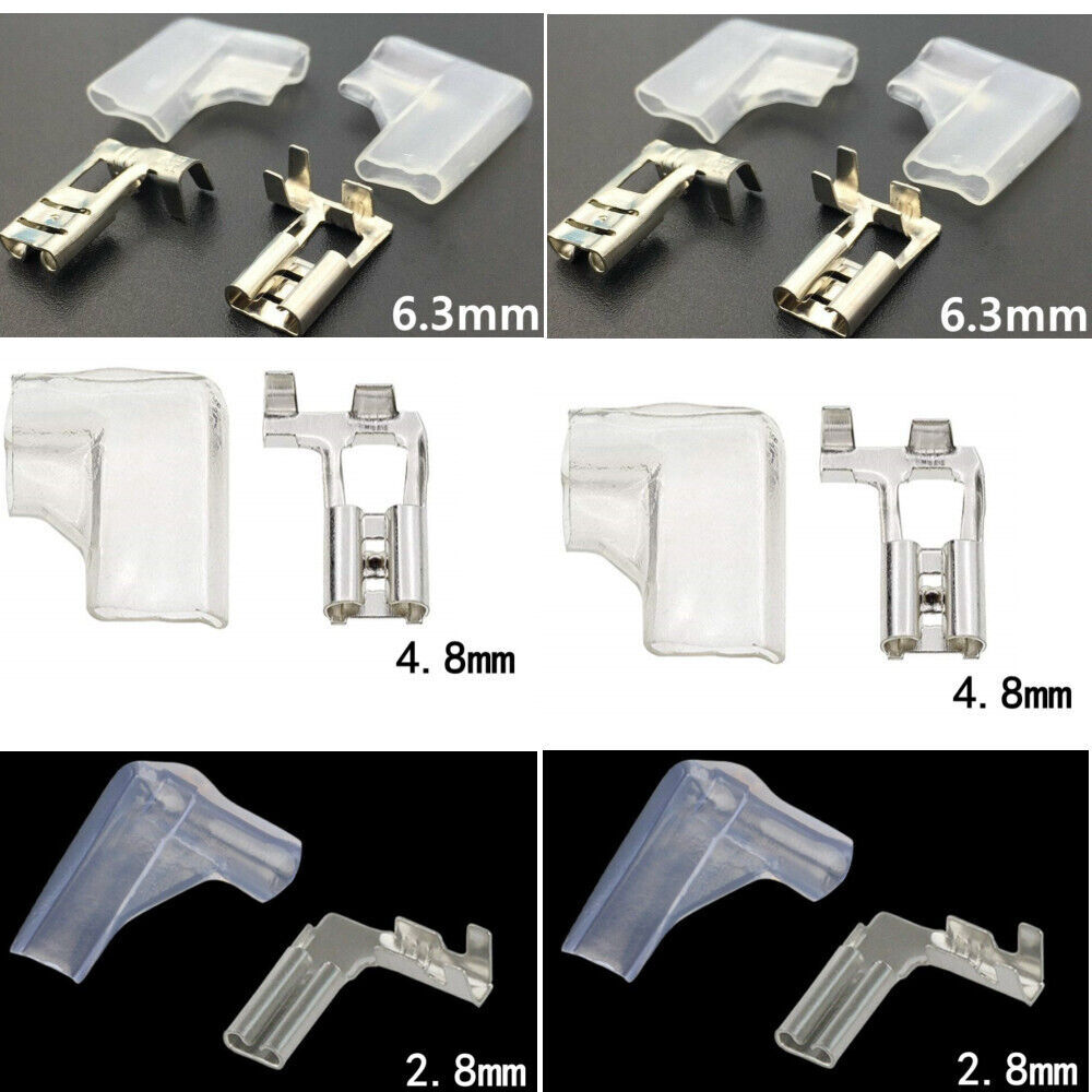 Non-insulated Right Angle Female Flag Spade Connector Crimp - Foto 11