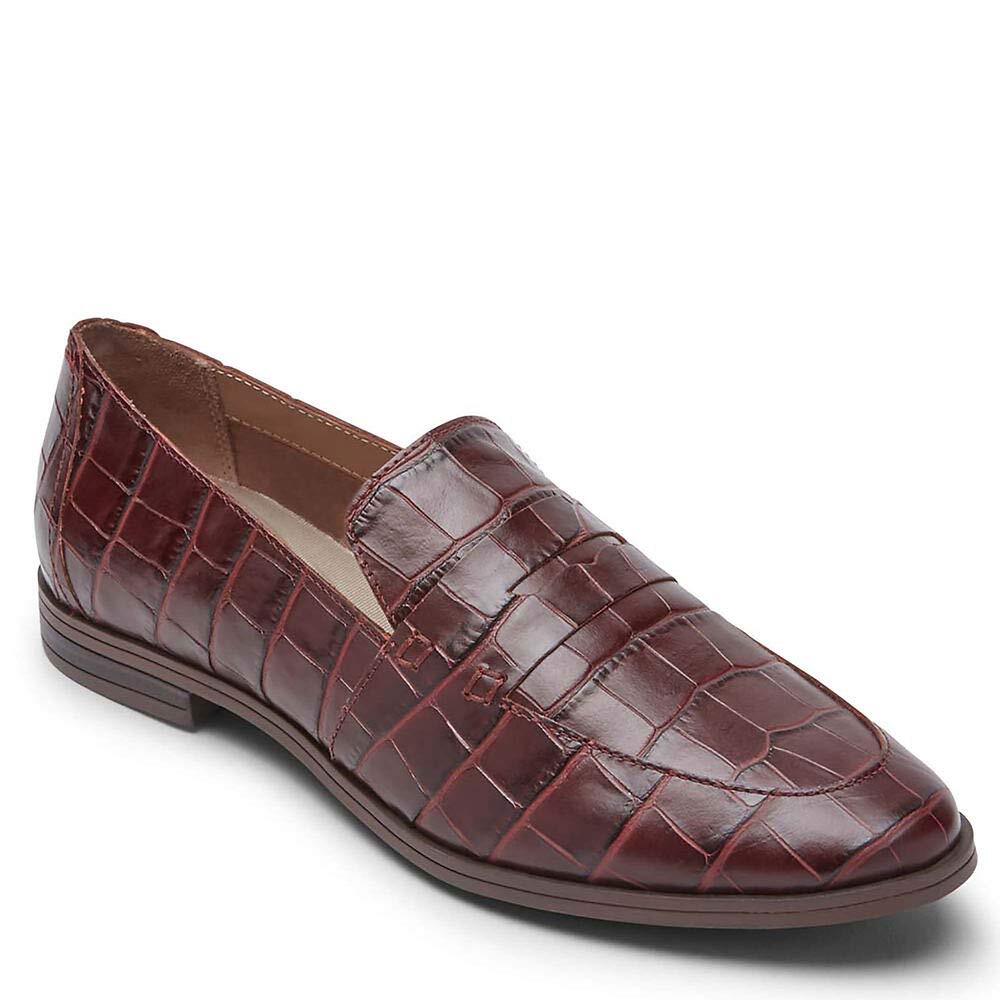 

Женские кроссовки Rockport Perpetua Penny Oxblood Croco 39 евро США 9, Коричневый