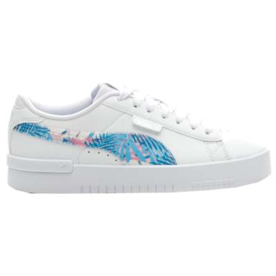 Женские белые кроссовки Puma Jada L Island Daze Lace Up Повседневная обувь 386417-01