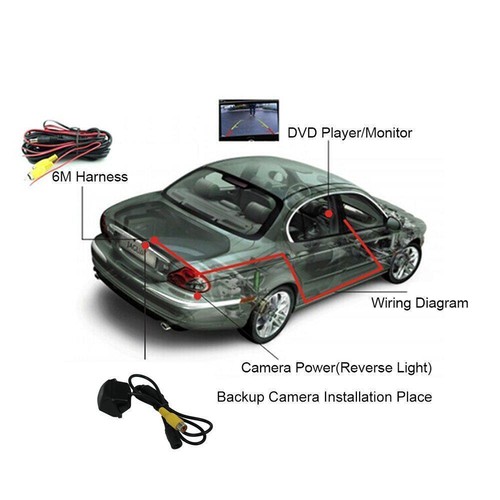 For Toyota Camry Prius Aurion CCD Car Reverse Rear View Parking Backup Camera