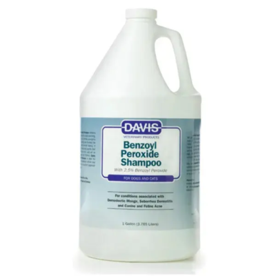 Davis Benzoyl Peroxide Pet Shampoo Gallon