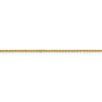 Pre-owned Superdealsforeverything Real 14kt Yellow Gold 1.3mm Sparkle Singapore Chain; 16 Inch; Lobster Clasp