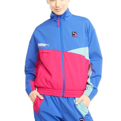 

Puma Intl Winterized FullZip Track Jacket Женская синяя повседневная спортивная верхняя одежда, Синий, Puma Intl Winterized FullZip Track Jacket